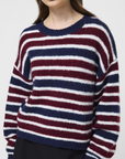 FRENCH CONNECTION CHUNKY ALPACA CREW NECK PULLOVER