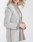 ALASHAN CASHMERE MERINO REVERSIBLE SHAWL JACKET