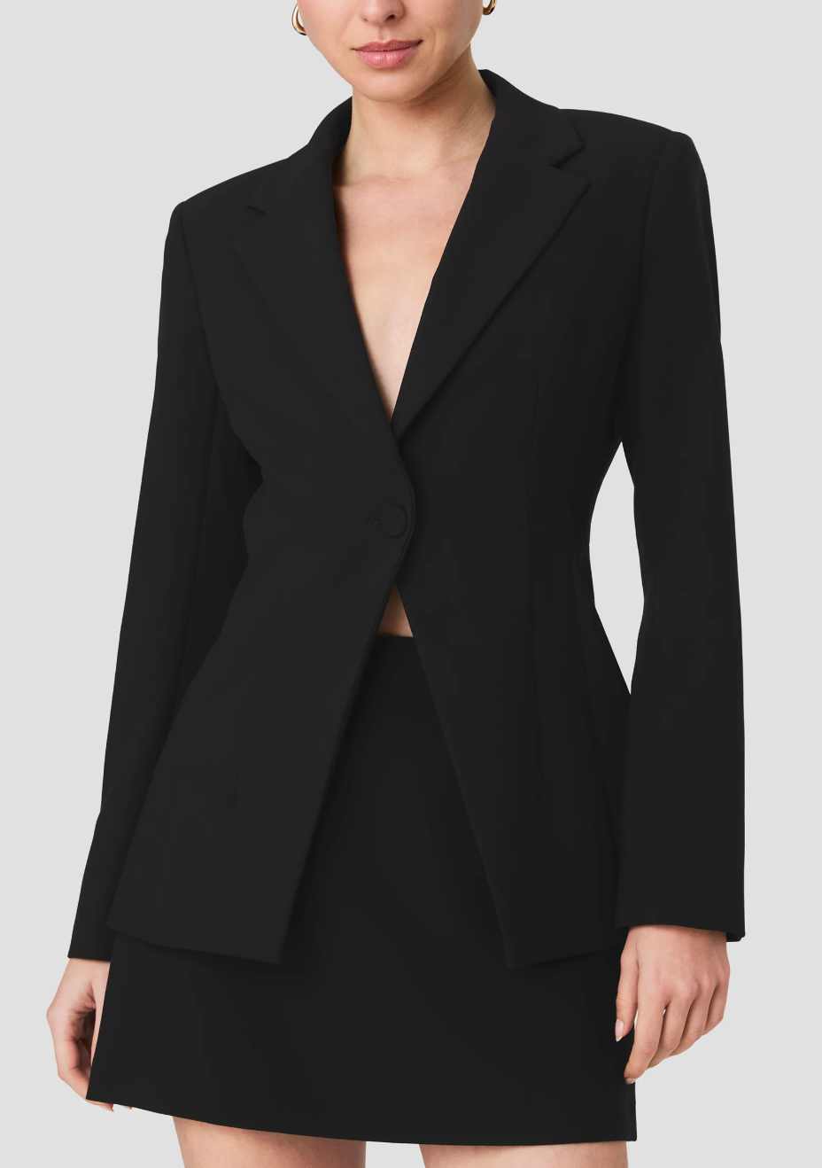 FRENCH CONNECTION AZRA TWILL CINCHED BLAZER