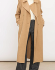 VINCE LOFTY BELTED LONG COAT