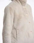RINO & PELLE VIE SINGLE BREASTED FAUX FUR JACKET
