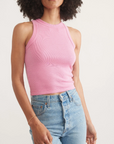 MARINE LAYER LEXI HIGH NECK CROP TANK