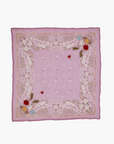 CHAN LUU OVERSIZED EMBROIDERED FLORAL BANDANA