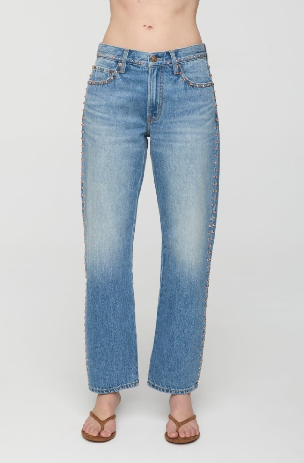 PISTOLA LEXI MID RISE BOWED STRAIGHT