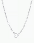 GORJANA SILVER PARKER HEART NECKLACE