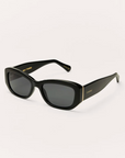 Z SUPPLY LEGACY SUNGLASSES - POLISHED BLACK/GREY