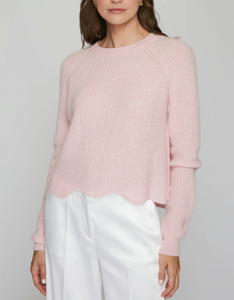 AUTUMN CASHMERE SCALLOPED SHAKER