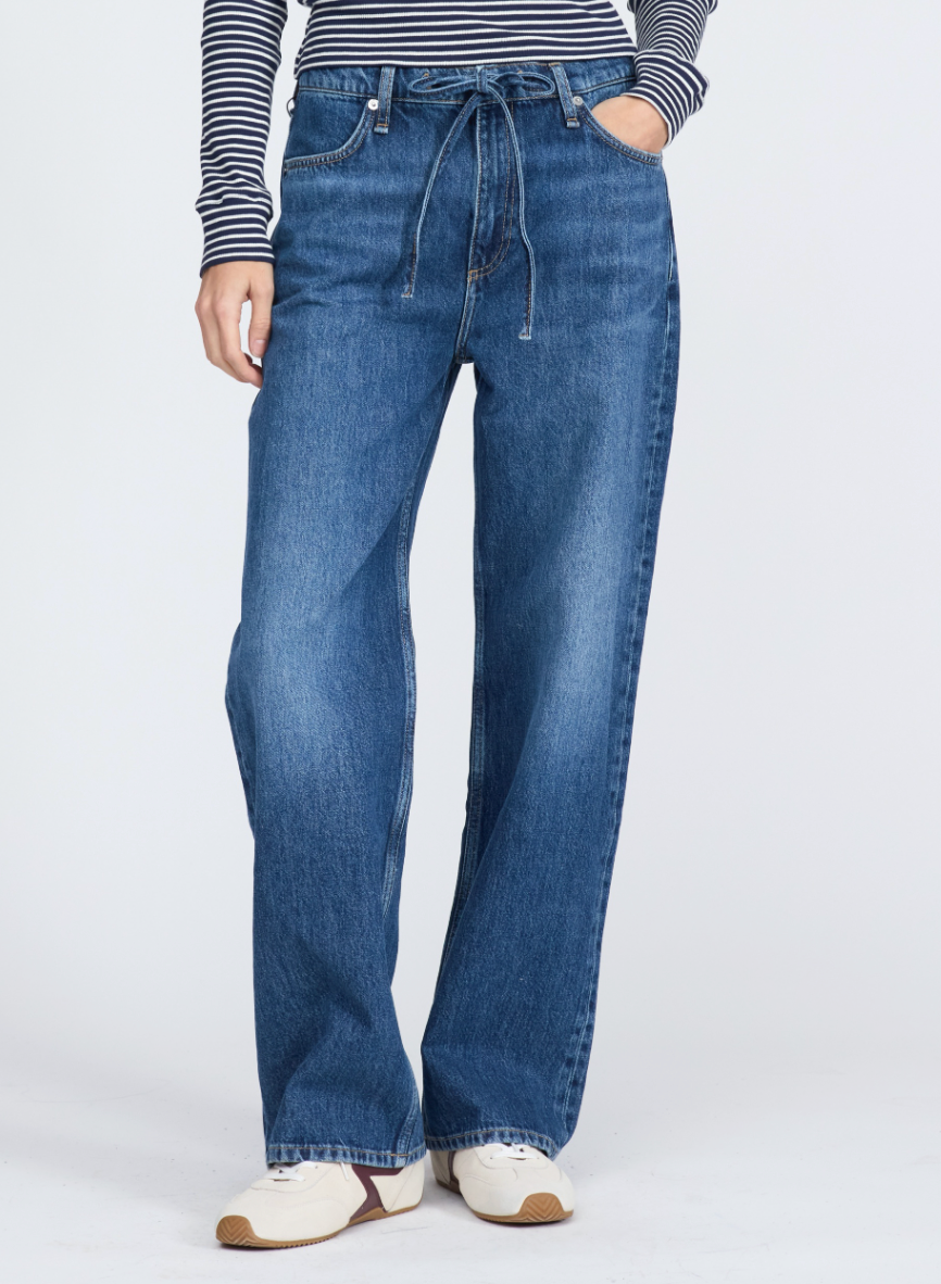 RAG &amp; BONE PHOEBE DRAWSTRING WIDE-LEG JEAN