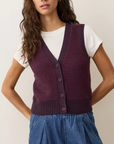 MARINE LAYER ROBIN TEXTURED SWEATER VEST