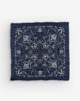 MAISON LECOMTE FLAMENT WOOL & SILK BANDANA SCARF