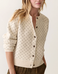 MARINE LAYER POLKA DOT CARDIGAN