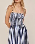 BELLA DAHL SMOCKED MIDI DRESS