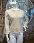 AUTUMN CASHMERE SCALLOPED EDGE FRINGE CREW
