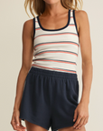 Z SUPPLY FISHER STRIPED RIB TANK