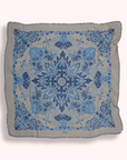 MAISON LECOMTE FLAMENT WOOL & SILK BANDANA SCARF