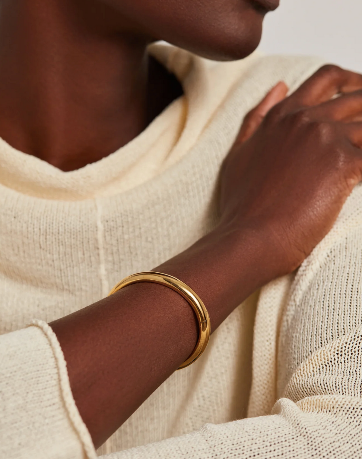 JENNY BIRD GOLD GIA BANGLE