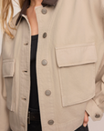 Z SUPPLY REY CROPPED CHORE JACKET