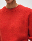 WHITE + WARREN CASHMERE WAFFLE SWEATSHIRT