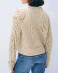 WHITE & WARREN CASHMERE BLEND CREWNECK