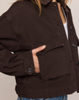 Z SUPPLY REY CROPPED CHORE JACKET