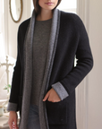 ALASHAN CASHMERE MERINO REVERSIBLE SHAWL JACKET