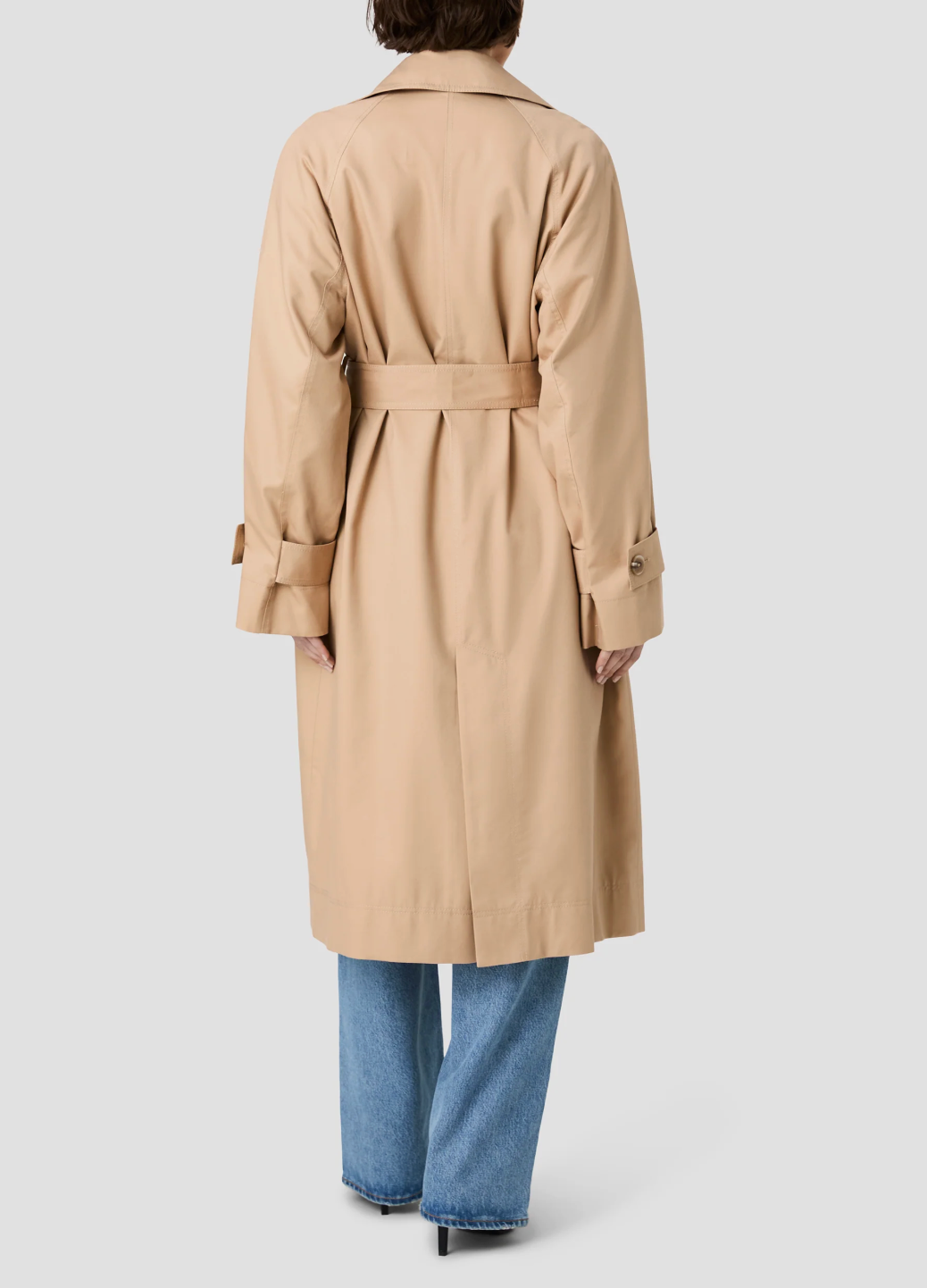 FRENCH CONNECTION RELAXED TRENCH TWILL RAGLAN TRENCH COAT