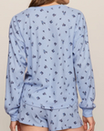 Z SUPPLY FLORAL THERMAL LONG SLEEVE
