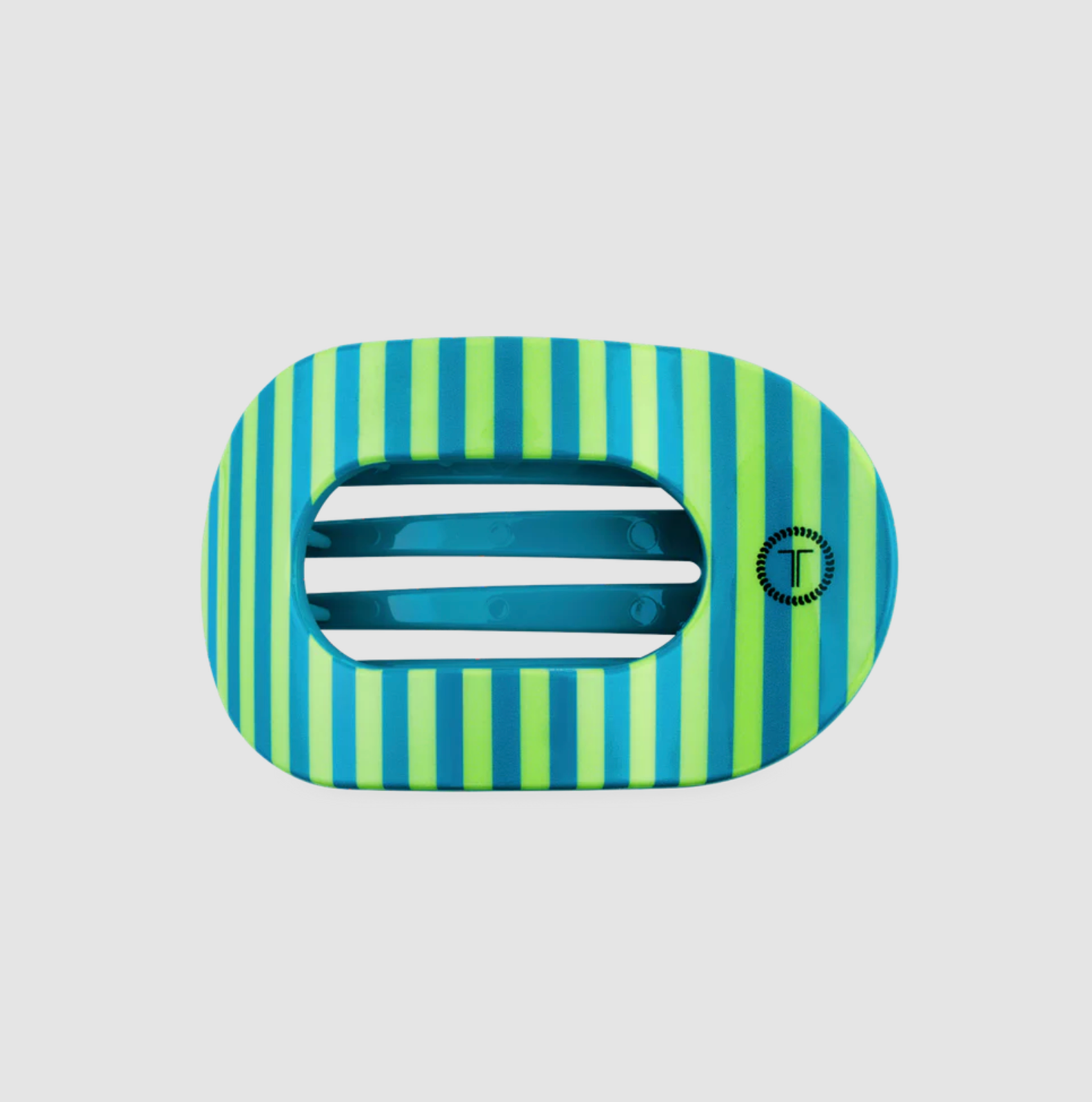 TELETIES SMALL FLAT ROUND CLIP - CABANA CUTIE