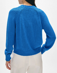 WHITE & WARREN COTTON BLEND BEACHY CREW