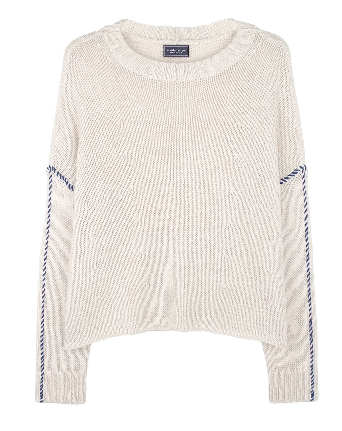 WOODEN SHIPS TOPSTITCH CREW COTTON