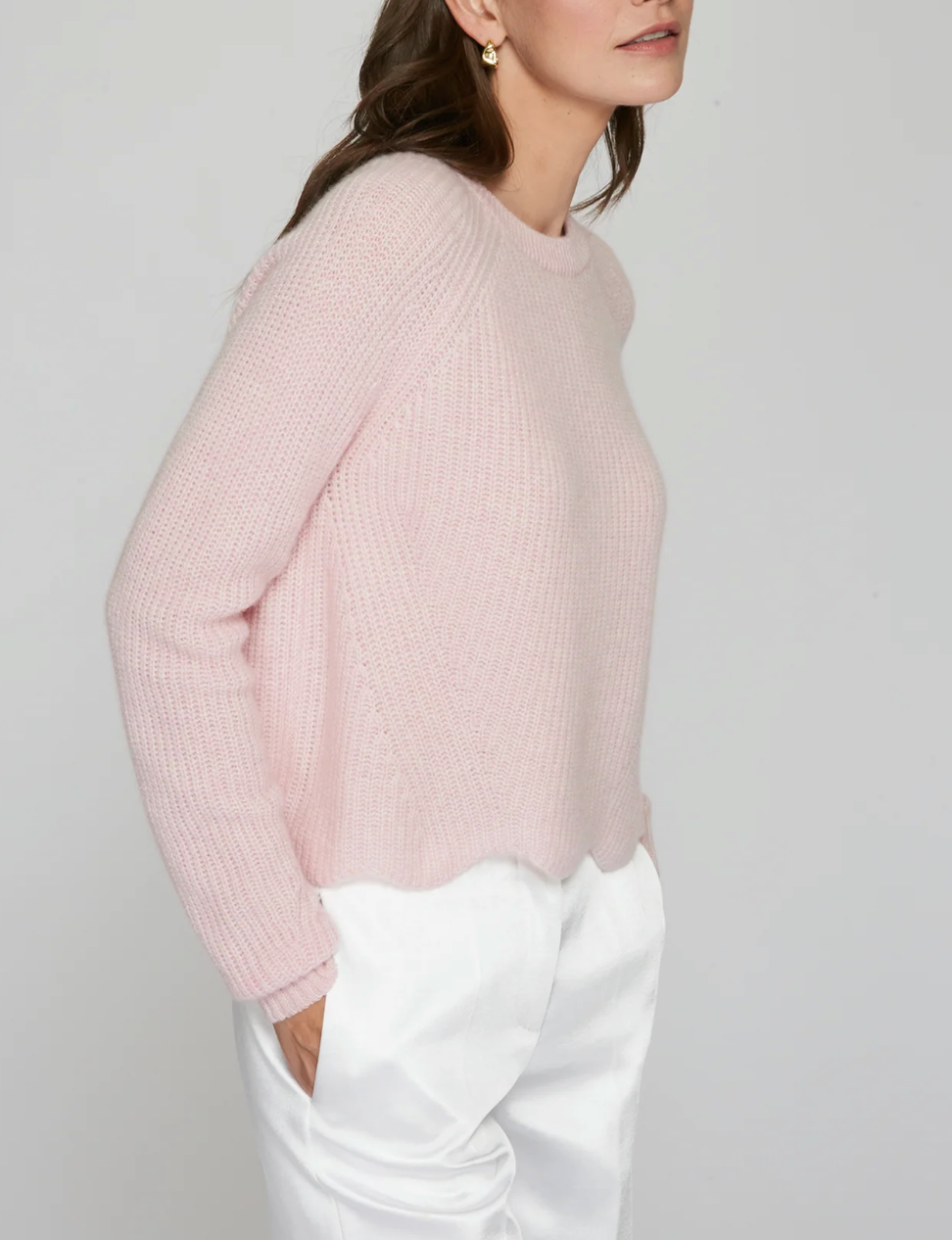 AUTUMN CASHMERE SCALLOPED SHAKER