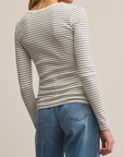 Z SUPPLY STELLA STRIPE MODAL RIB HENLEY