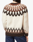 HABITUAL FAIRISLE & CABLE SWEATER