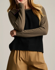 LISA TODD BLOCK OUT SWEATER