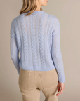 ALASHAN 100% CASHMERE MATILDA CABLE CREW