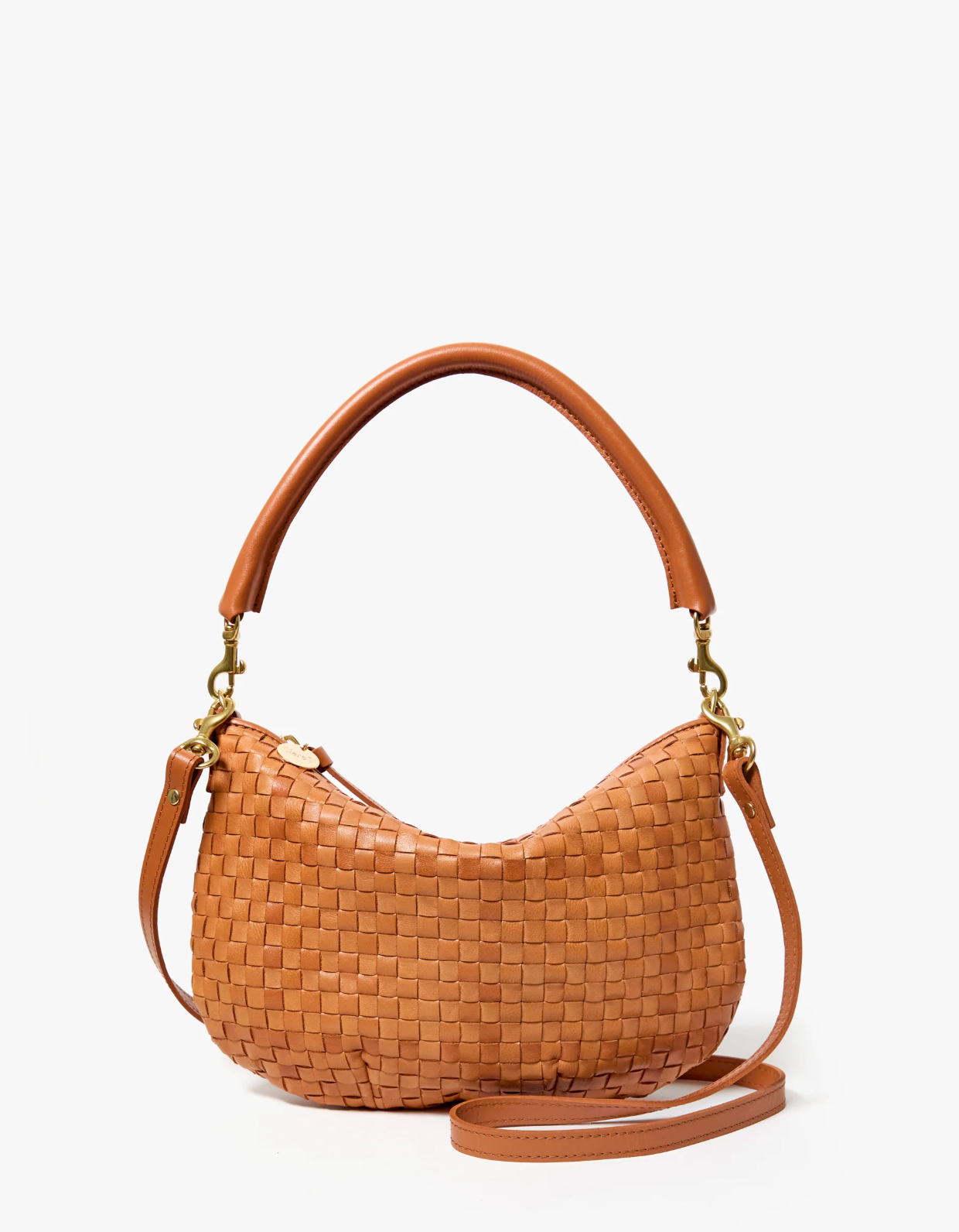 CLARE V WOVEN PETIT MOYEN MESSENGER