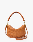 CLARE V WOVEN PETIT MOYEN MESSENGER