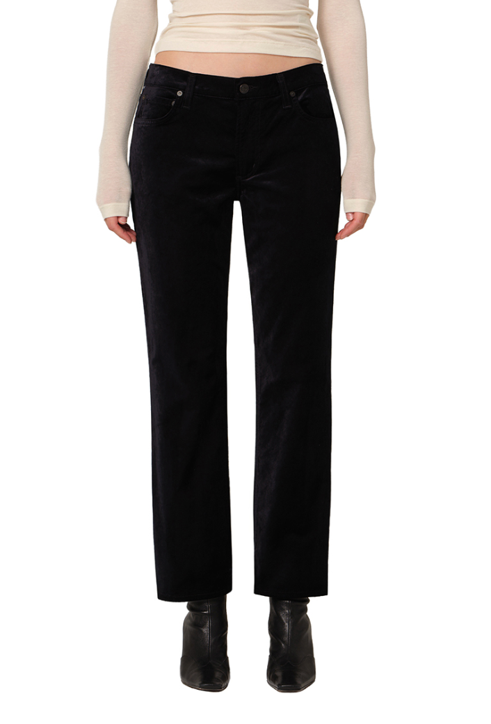 CITIZENS OF HUMANITY ANISSA STRAIGHT VELVET