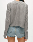 WHITE & WARREN CASHMERE OPEN-FRONT CARDIGAN