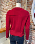 AUTUMN CASHMERE CROPPED CREW W/ REVERSED SEAMS