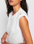 NATION MARINA MUSCLE TEE W/ SHOULDER