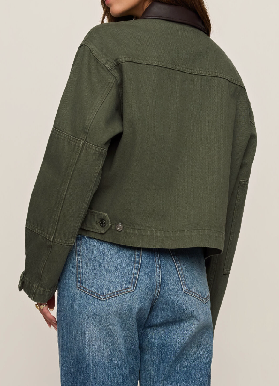 Z SUPPLY REY CROPPED CHORE JACKET