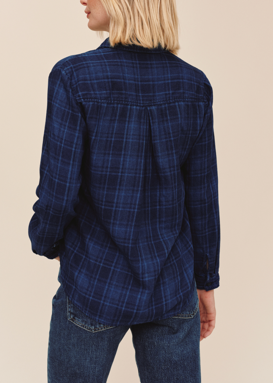 BELLA DAHL EMBROIDERED LONG SLEEVE SHIRT