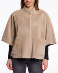 RINO & PELLE DEWI FAUX FUR CAPE