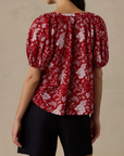 FAHERTY VOILE LETTIE TOP