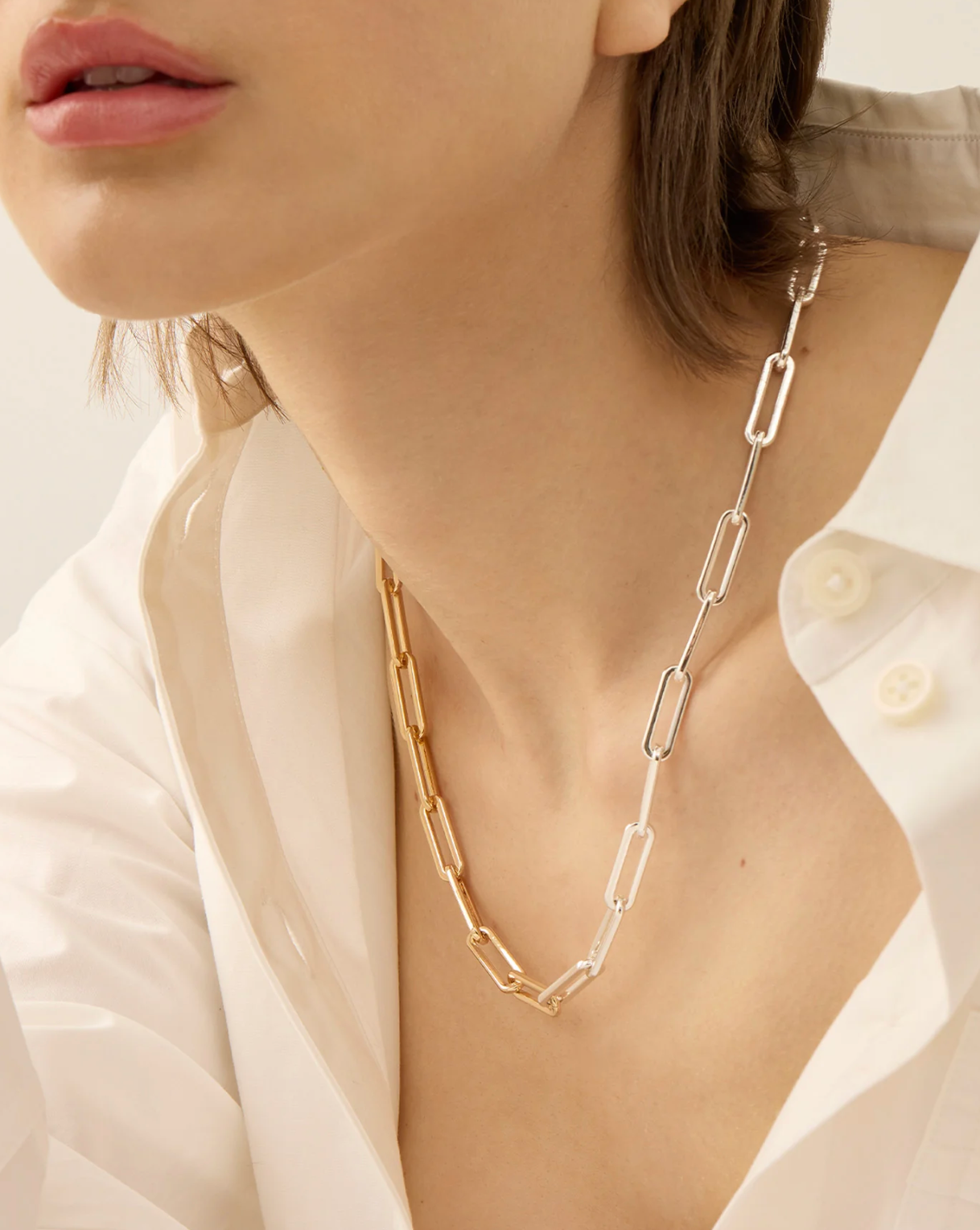JENNY BIRD TWO-TONE ANDI SLIM CHAIN