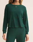 Z SUPPLY ELFIE RIB LS TOP