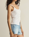 Z SUPPLY NIKO SCALLOP RIB TANK TOP