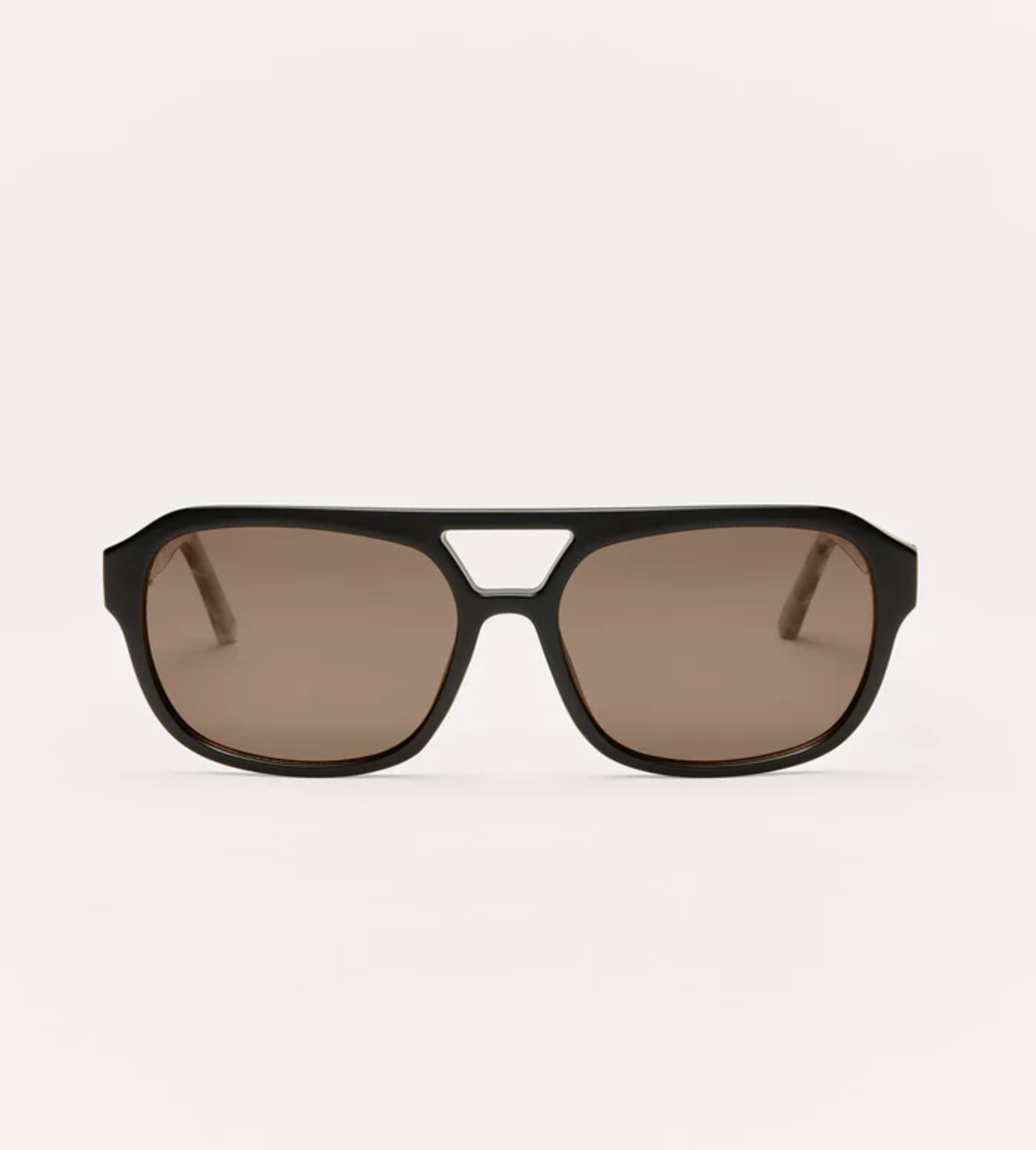 Z SUPPLY AFTER HOURS SUNGLASSES - BLACK TORT/BROWN