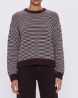 PISTOLA AURA RELAXED CREW NECK SWEATER